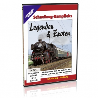 DVD - Schnellzug-Dampfloks Legenden & Exoten 