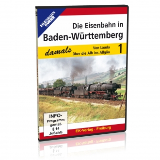 DVD - Die Eisenbahn in Baden-Württemberg damals - Teil 1 
