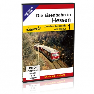 DVD - Die Eisenbahn in Hessen - damals 