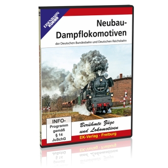 DVD - Neubau-Dampflokomotiven der DB/DR 