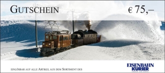 Geschenkgutschein 75 Euro 