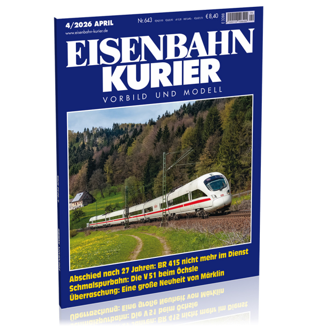 Eisenbahn-Kurier 4/2026 