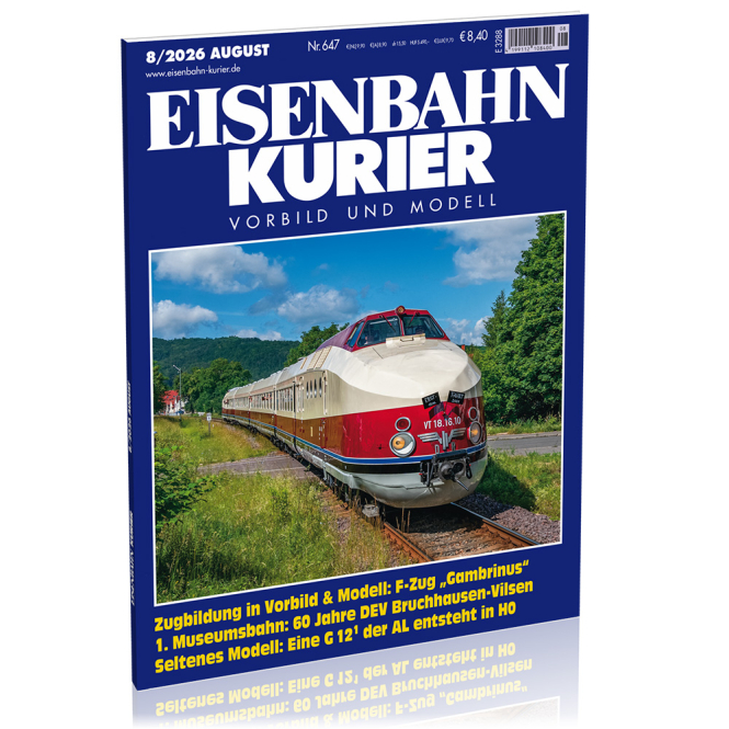 Eisenbahn-Kurier 8/2026 