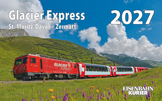 Kalender: Glacier Express 2027 