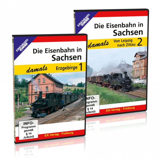 DVD- Paket: Die Eisenbahn in Sachsen - damals 