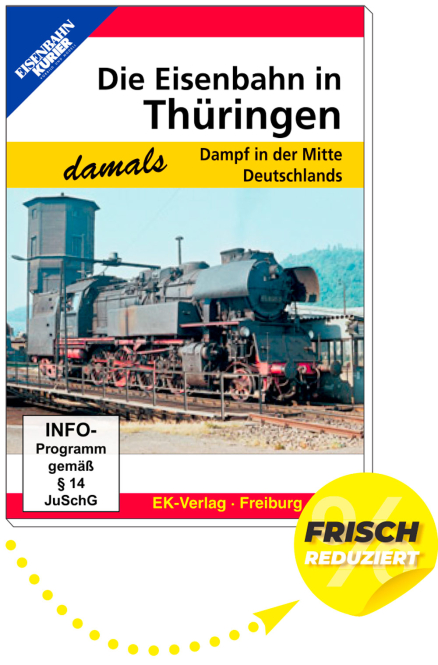 DVD - Die Eisenbahn in Thüringen - damals 