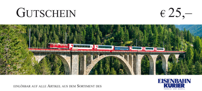 Jahresabo-Gutschein Warengutschein 