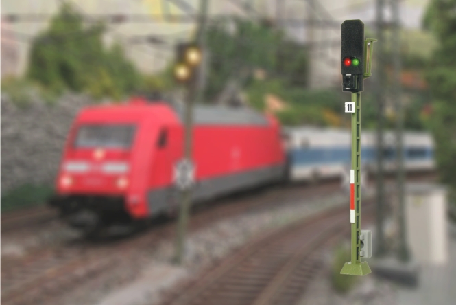 Geschenkabonnement "Eisenbahn-Kurier" Licht-Blocksignal H0